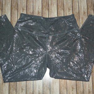 Sweaty Betty Foil Metallic 7/8 leggings